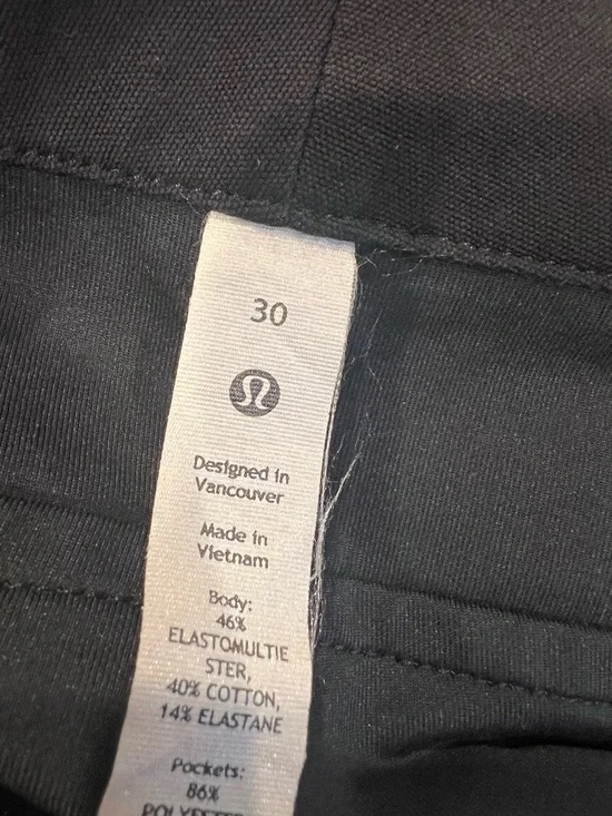 lululemon athletica Wide-Leg Black Lounge Pants - Picture 4 of 5